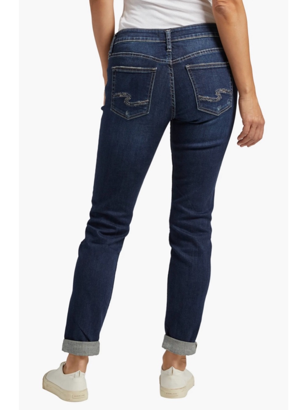 Silver Jeans Women’s 28 Blue Boyfriend LIKE NEW! - Picture 3 of 9